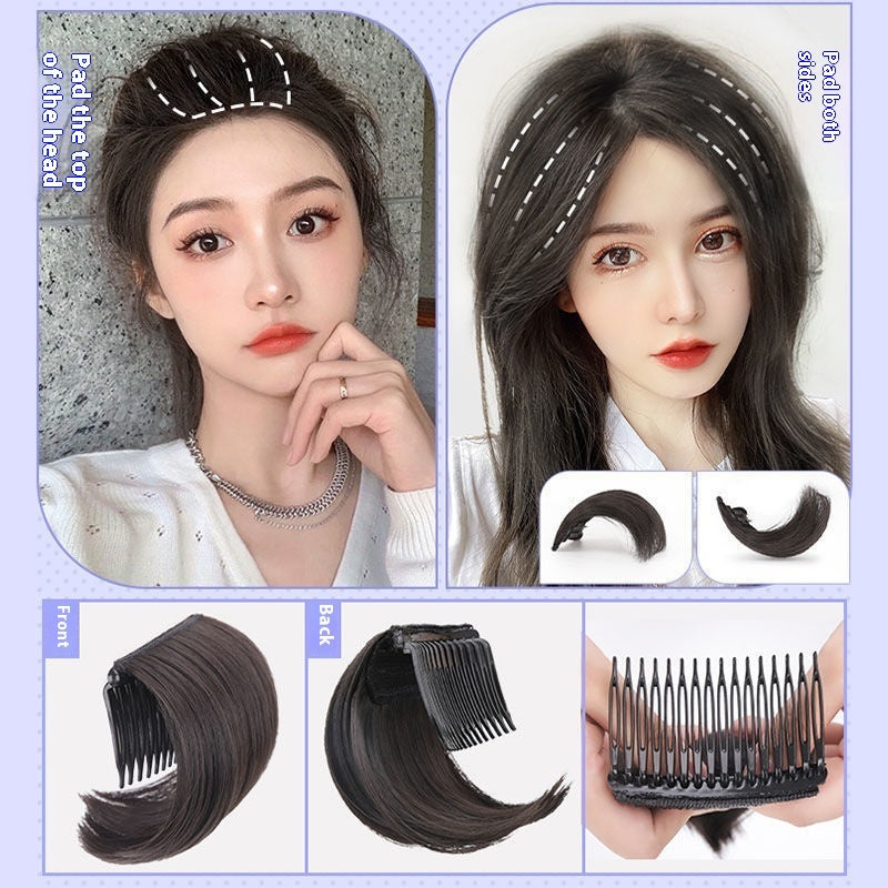 High Skull Fluffy Head Wig Set