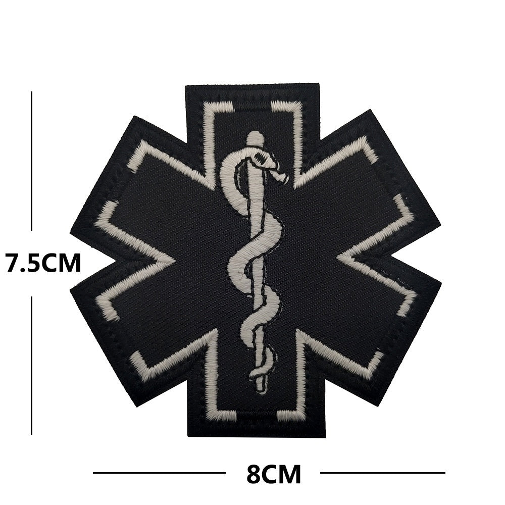 American Star of Life Embroidered Velcro Armband – Emergency Medical Patch