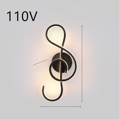Silicone Shade LED Bedside Wall Lamp Button Switch