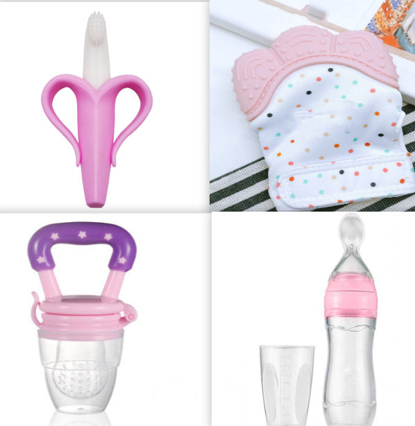 Baby Spoon Bottle Feeder – Soft Silicone Food Dispensing Spoon