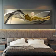 HD Single City Night Scene Canvas Painting