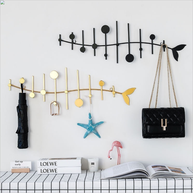 Door Wall Key Hook Hallway Wall Room Dormitory Rack Rock Wood