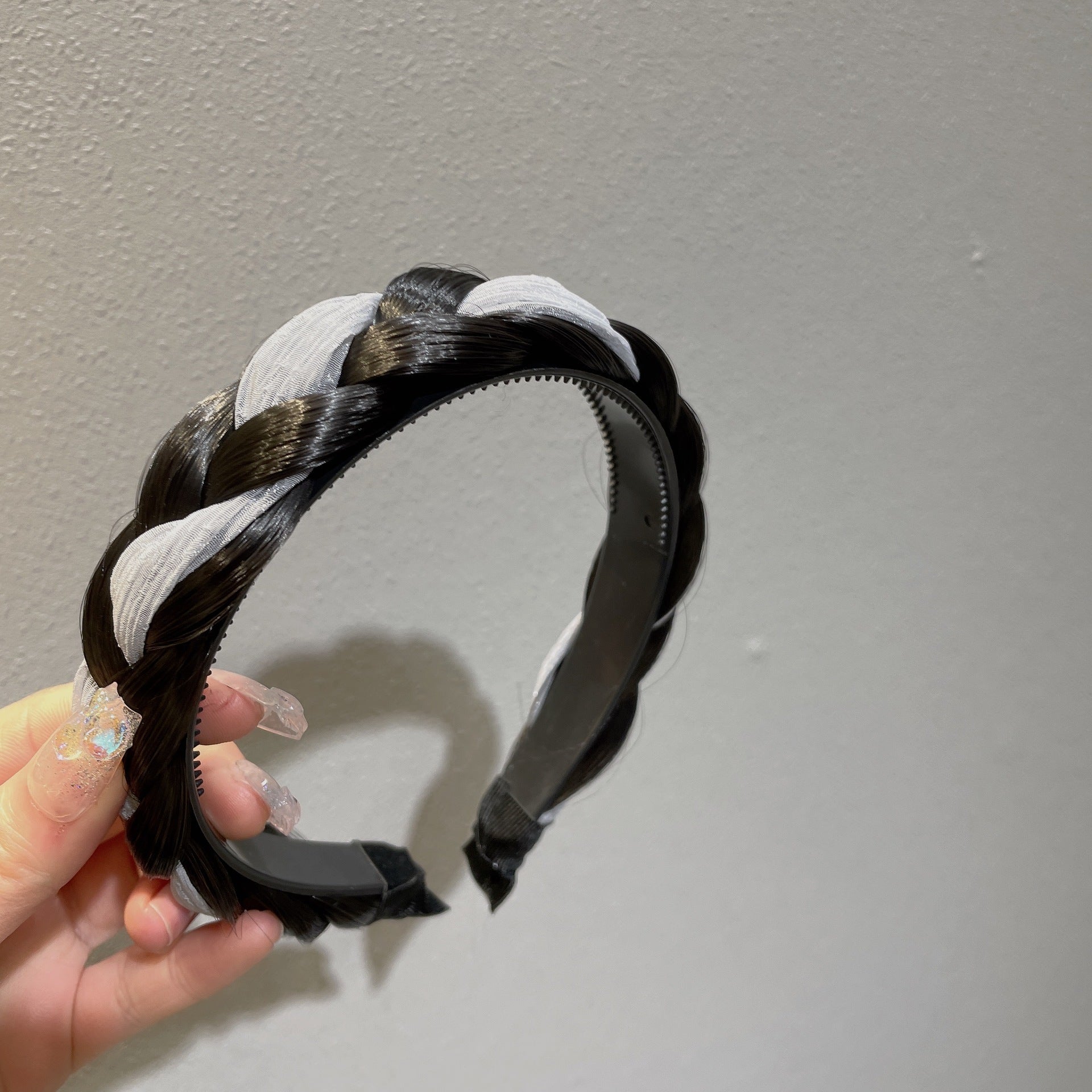 Fabric Wig Braid Headband Handmade Fishbone Hair Accessories