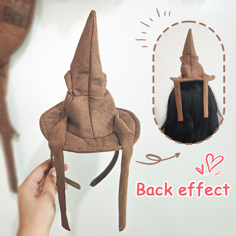 Halloween Day Party Photo Props Magic Witch Hat Headband