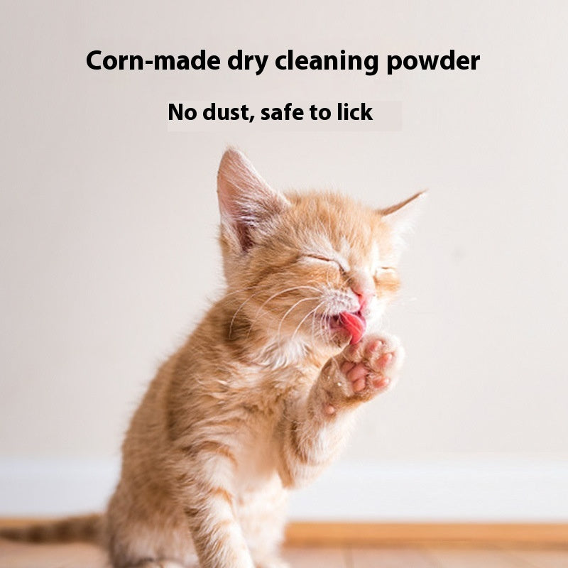Dog Pet Dry Cleaning Powder