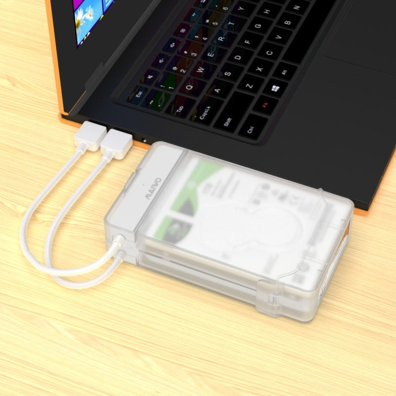 Dual-Bay 2.5″ SATA HDD/SSD Enclosure – USB 3.0 External Case