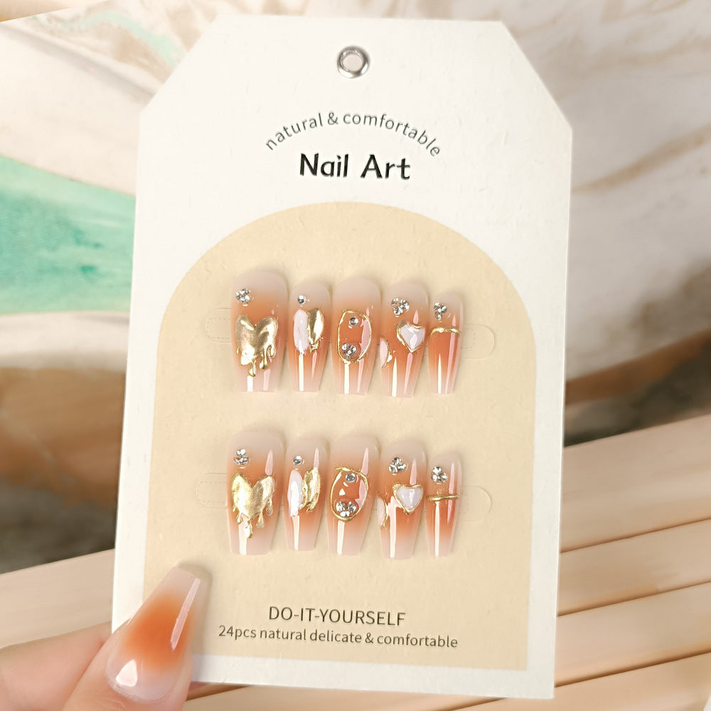 Hand Worn Nail Piece In China-Chic Red In The Year Of The Snake