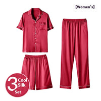 Wine Red 3Pcs Women