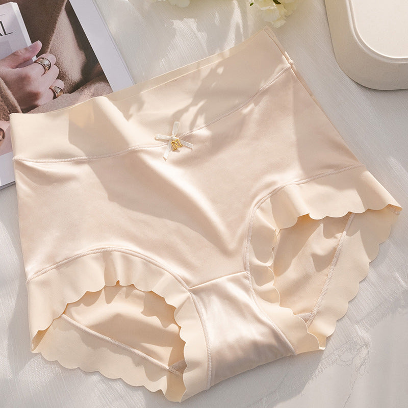 Women’s Seamless Satin ‘Ice Silk’ Underwear – Glossy Finish