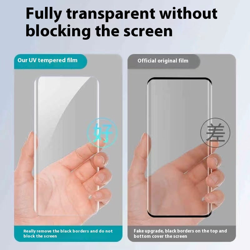 Tempered Film Uv Full Glue Light Curing Film Applicable