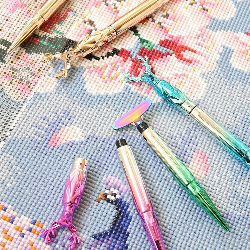 Crystal Quicksand Point Drill Pen – Transparent Diamond Painting & Nail Art Tool