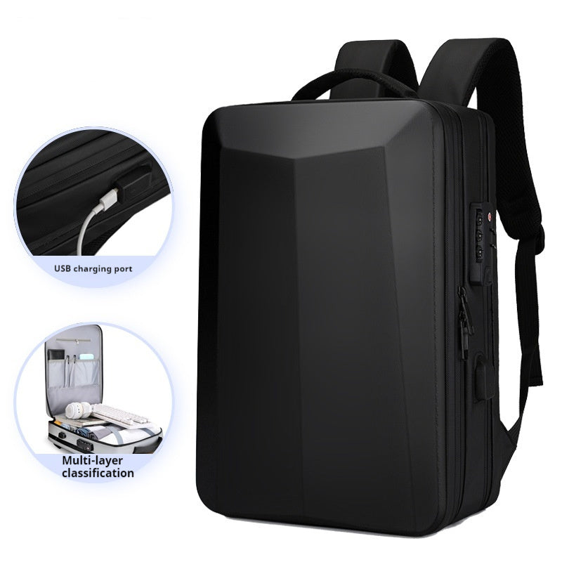 Men's Oxford Cloth Waterproof Business Backpack 17 Inch