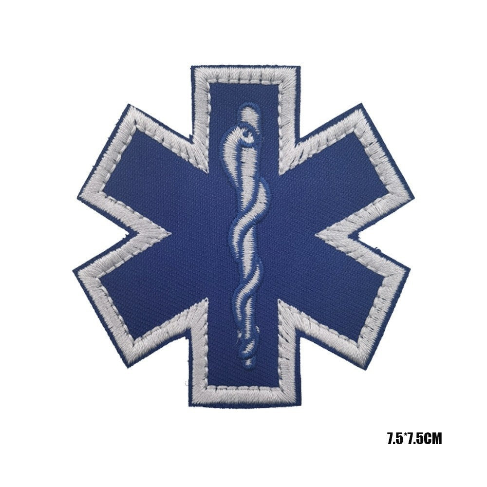 American Star of Life Embroidered Velcro Armband – Emergency Medical Patch