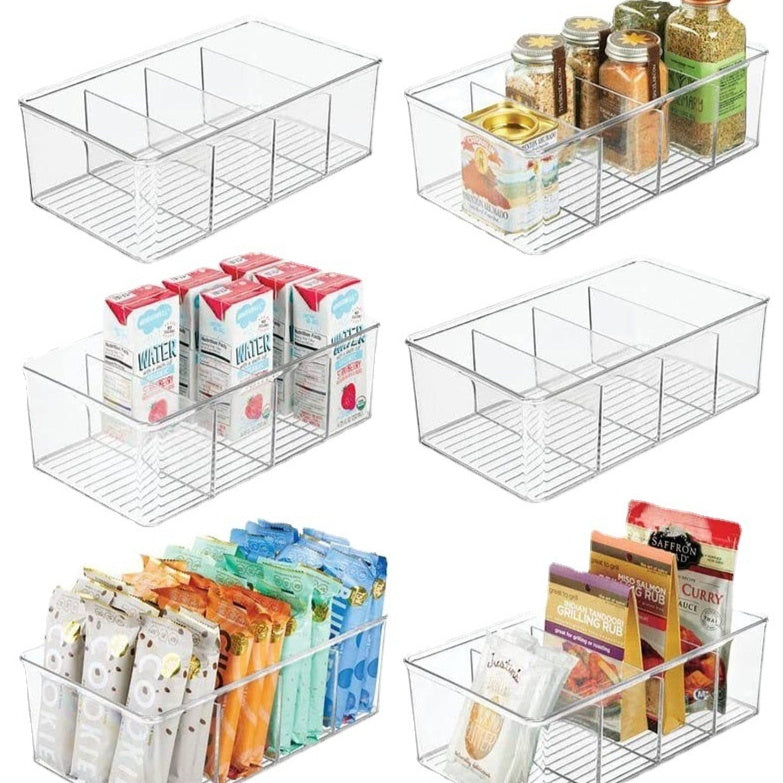Transparent Student Desktop Compartment Cosmetics Storage Box