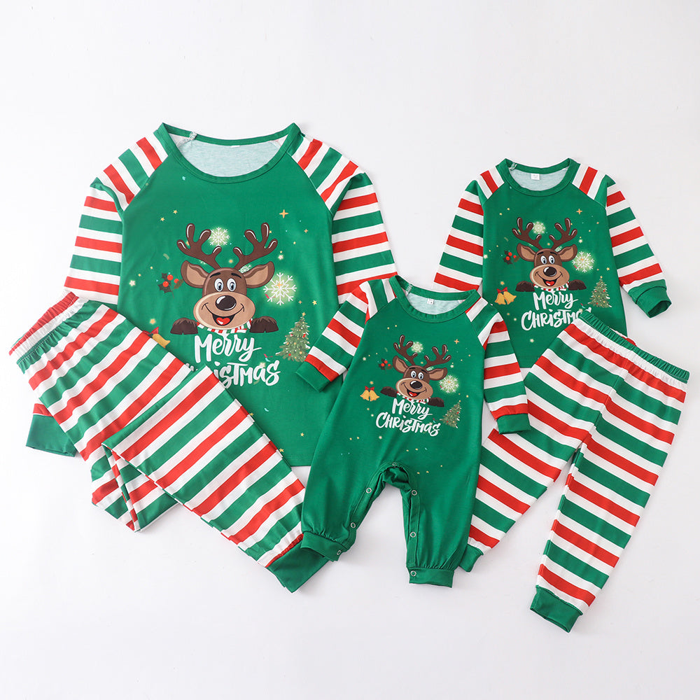 Letters Printed Housewear Pajamas Parent-child Clothes