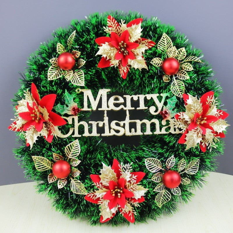 Christmas Festival Wreath Door and Window Hanging Decoration