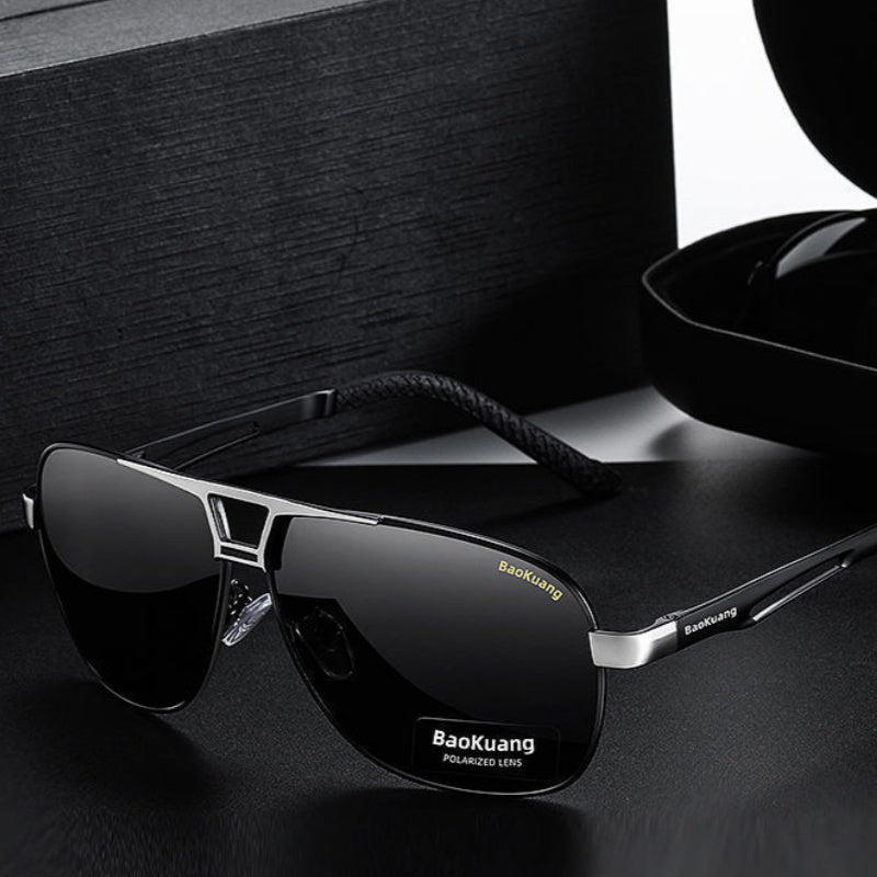 Men's Day and Night Dual-Use Photochromic Sunglasses