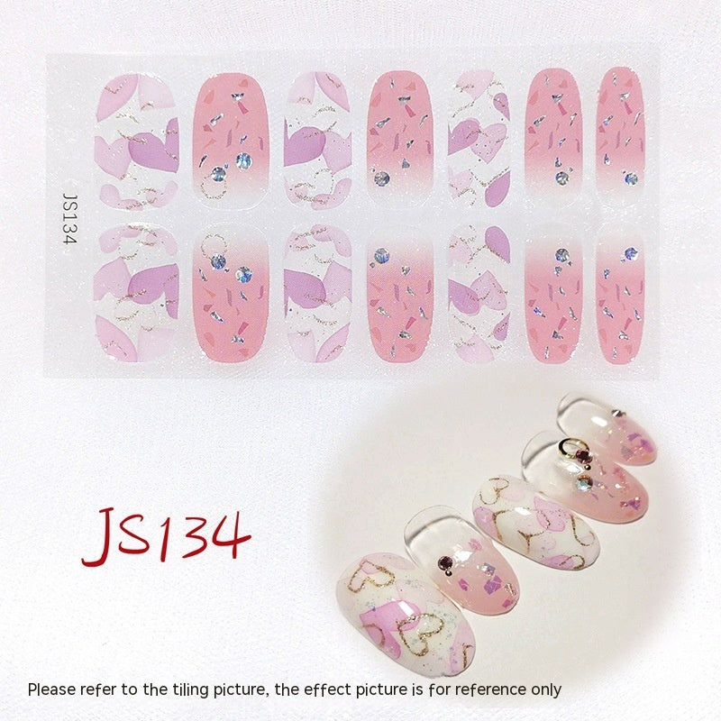 Three-dimensional Craft Crystal Nail Oil Film Crystal Glass Nail Sticker