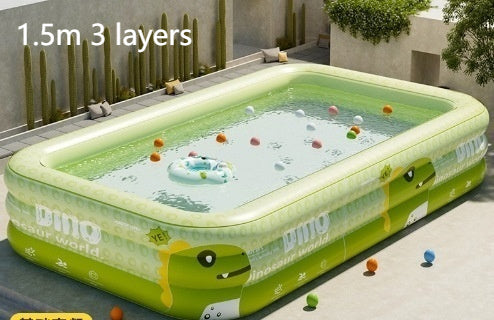 Household Outdoor Inflatable Pool Thickened Plastic Children's Inflatable Swimming Pool