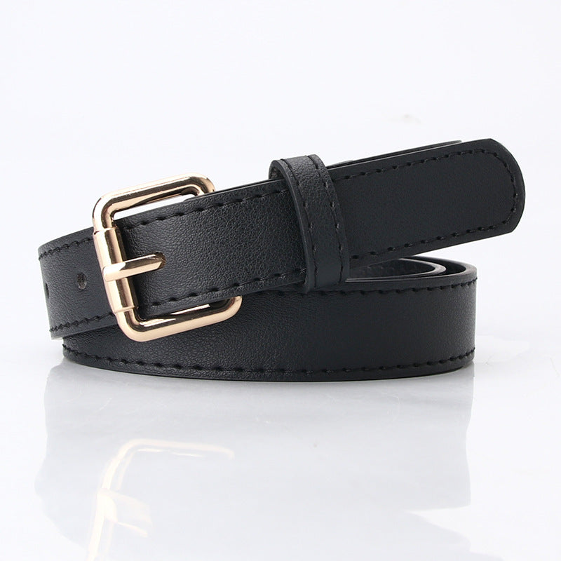 Women's Simple PU Korean Style Belt