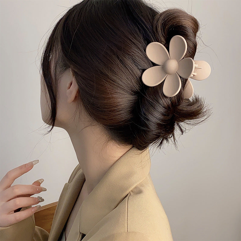 Take A Bath Plate, Hair Clip, The Back Of The Woman's Head