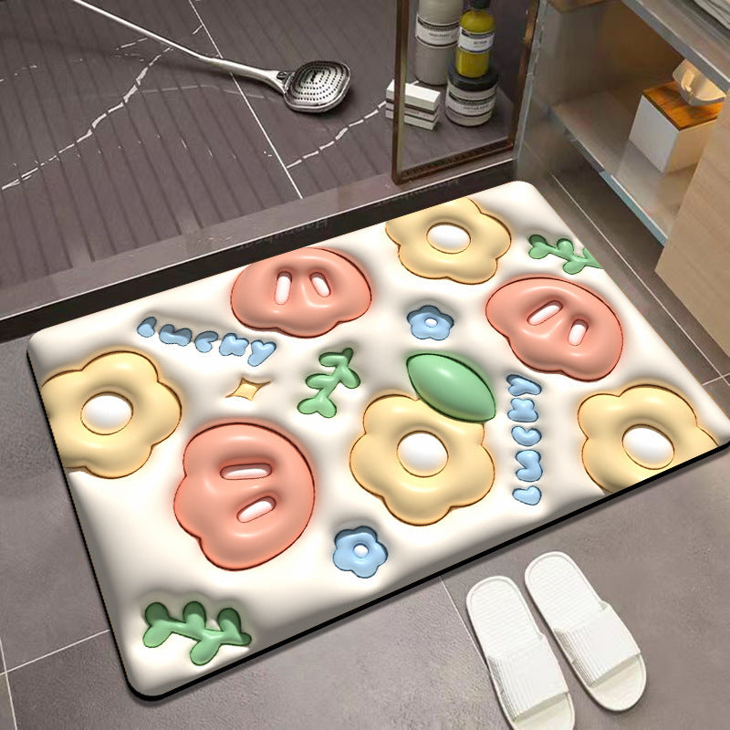 Foot Mats for Household Bathroom Entrance – Absorbent & Non-Slip