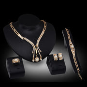 Personalized Fashion Jewelry Set Alloy Necklace Four-piece Set