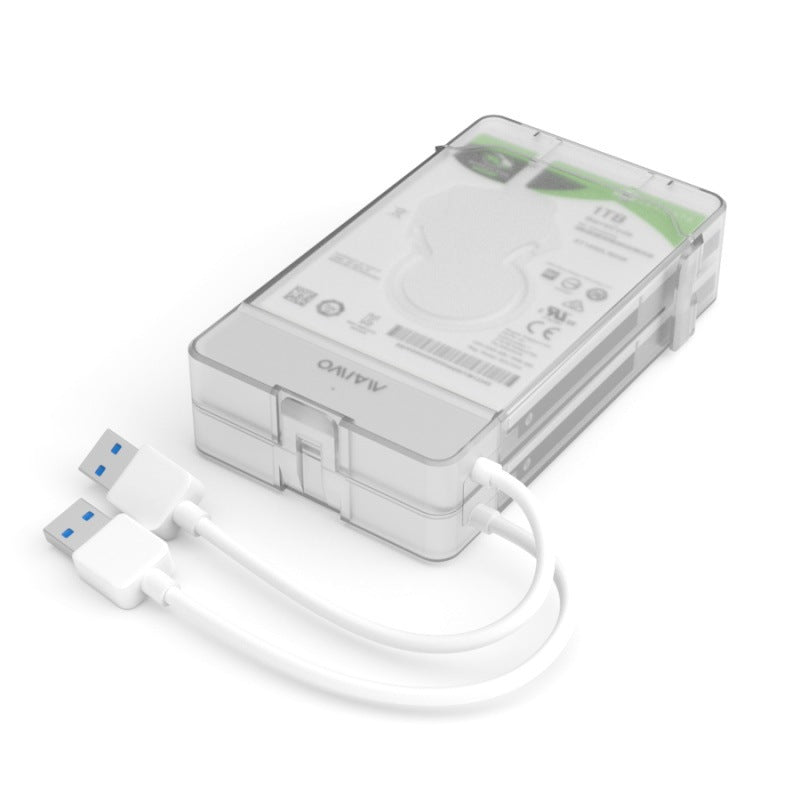 Dual-Bay 2.5″ SATA HDD/SSD Enclosure – USB 3.0 External Case