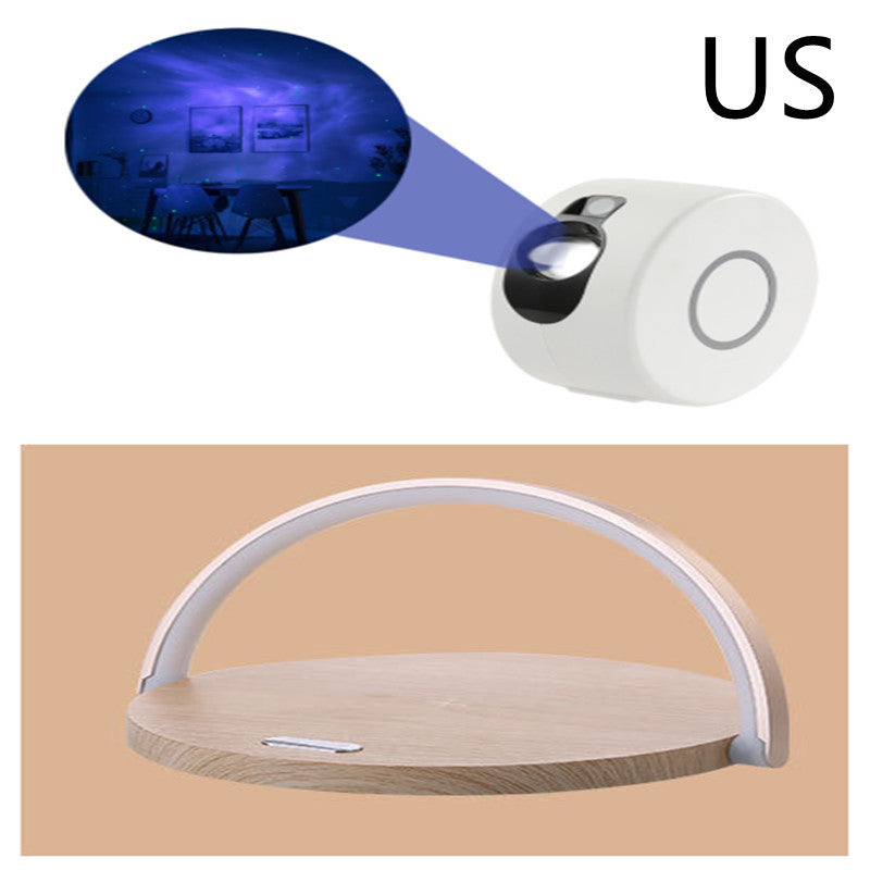 Fast Qi Wireless Charging Table Lamp – 15W Dimmable LED, Touch Control, USB-C