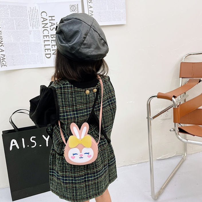 PU Children’s Pocket Money Crossbody Bag – Fashionable Kids’ Shoulder Purse