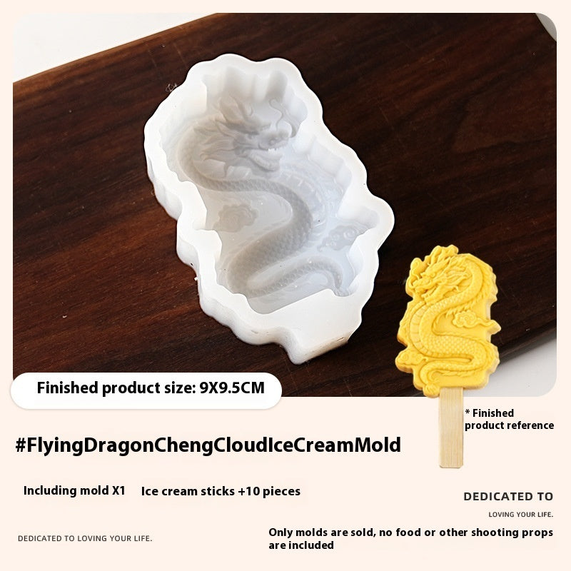 Ancient Style Cultural And Creative Ice-cream Mould Edible Silicon