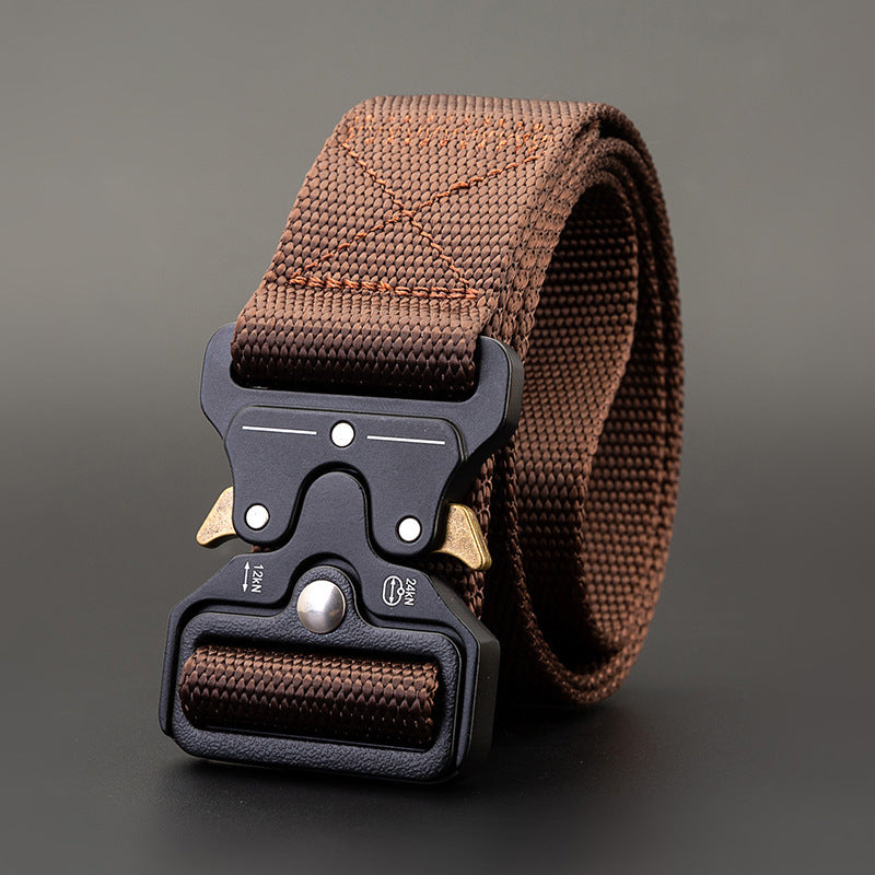 Nylon Tactical Belt – Adjustable Release Buckle