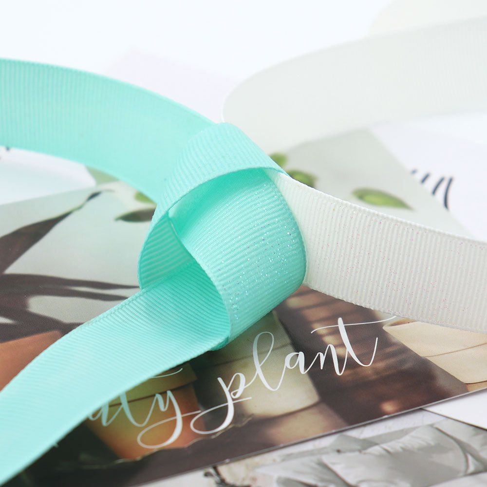 Silk Ribbon Gift Packaging Glitter Webbing 10 Yards