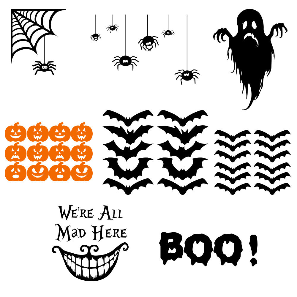 Halloween Horror Stickers For Home Windows