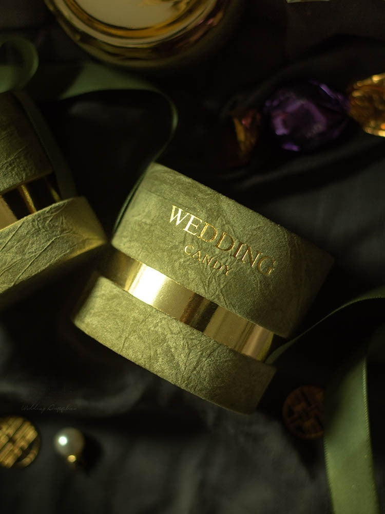 Velvet Cloth Wedding Simple Mori Gift Box