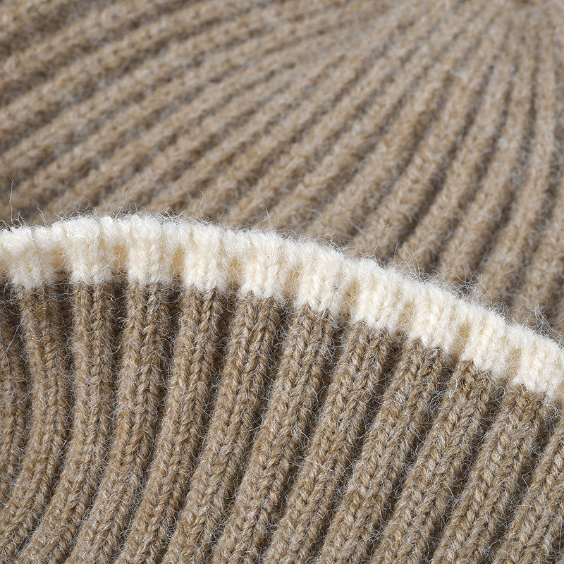 All-Match Simple Warm Thickened Knitted Hat – Cozy Winter Headwear