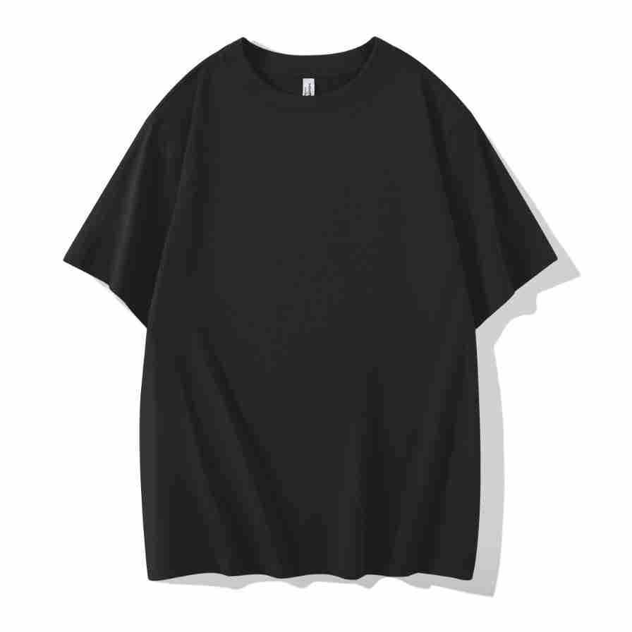 230g Heavy T-shirt Double Yarn Solona Round Neck Bottoming Shirt American Drop Shoulder