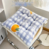 Warm Plush Orange Grid