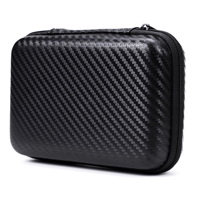 Earphone Data Cable Hard Drive Package Portable Charger Zipper Storage Box