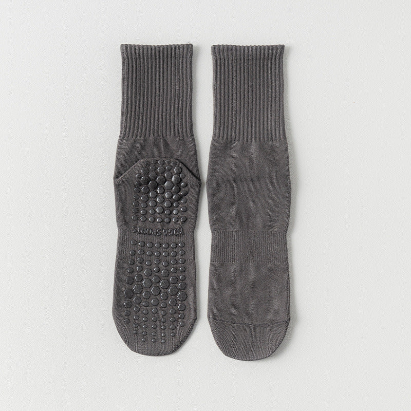 Women’s Non-Slip Yoga Socks Tube Fitness Dance Pilates Sports