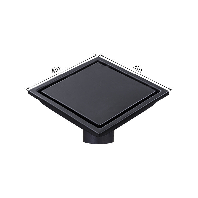304 Stainless Steel Invisible Floor Drain – Bathroom Deodorizing American-Style Floor Drain