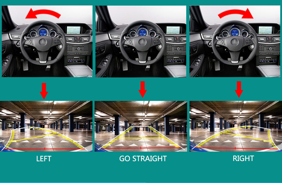 Car Rear View Wide-Angle Night Vision Camera, 170° Angle, WiFi, IP67 Waterproof