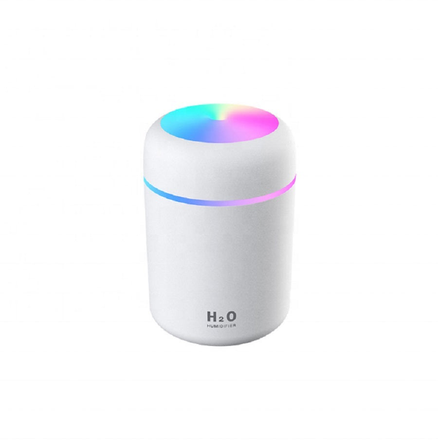 300ml Portable Cool Mist Humidifier – LED Night Light & Auto Shut-Off for Home & Office