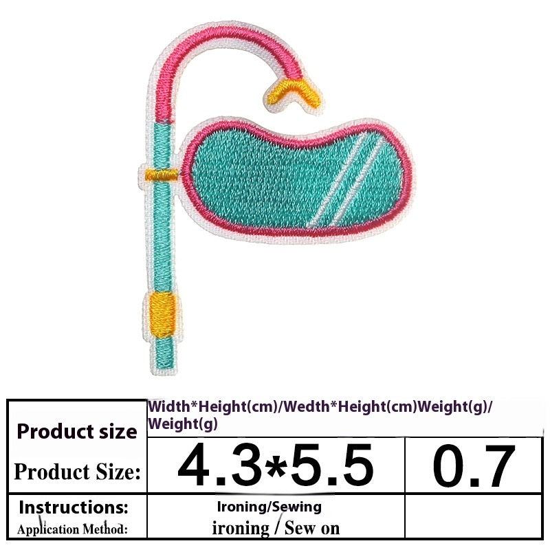 Embroidered Cloth Stickers – Decorative Patches for Clothes, Shoes, and Bags