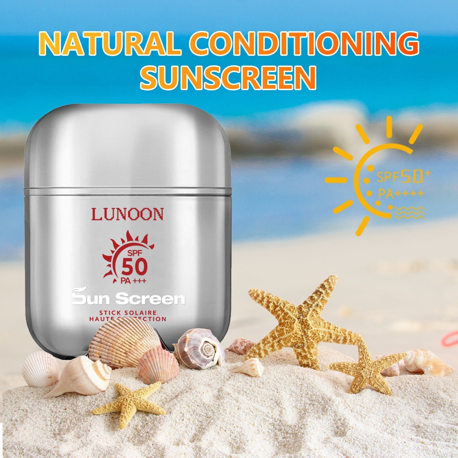 Ceramic Jar Antisun SPF50 Body Repair Solid Cream For All