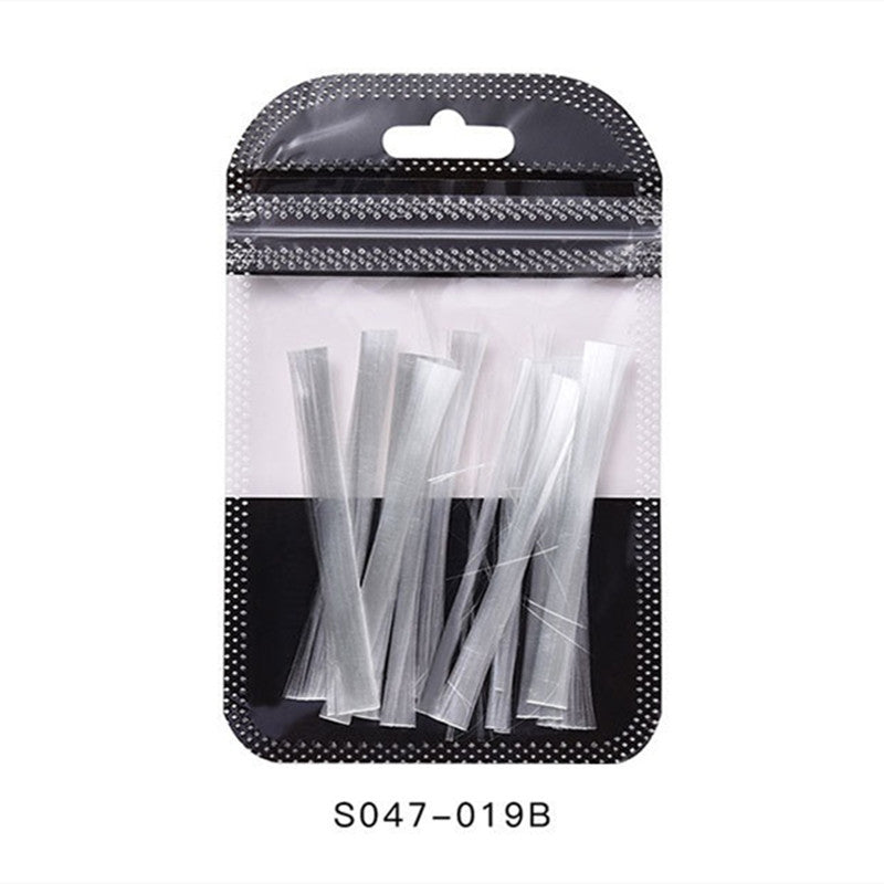 Nail Extender Tool Natural Anti-Cracking Fiber Silk Paperless Support