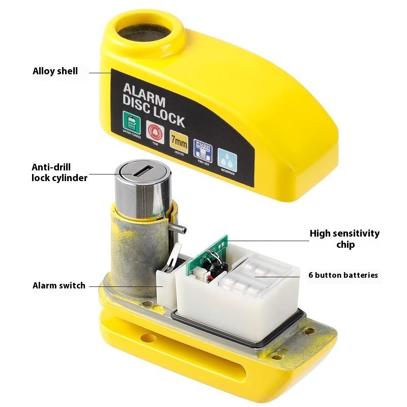Disc Brake Lock Anti-theft Alarm Car Lock