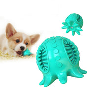 Interactive Small Octopus-Shaped Dog Chew Toy for Teeth Cleaning, Bad Breath Relief, and Boredom