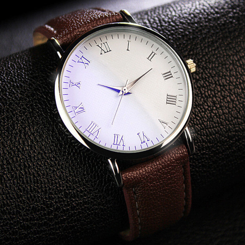 Simple Fashion Roman Scale Men's Watch