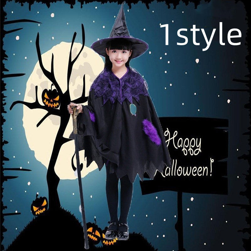 Halloween Princess Costume for Children Kids Dress Up Outfit